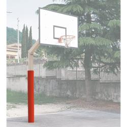 foto PROTEZIONE PALO DA ESTERNO MONOTUBOLARE BASKET