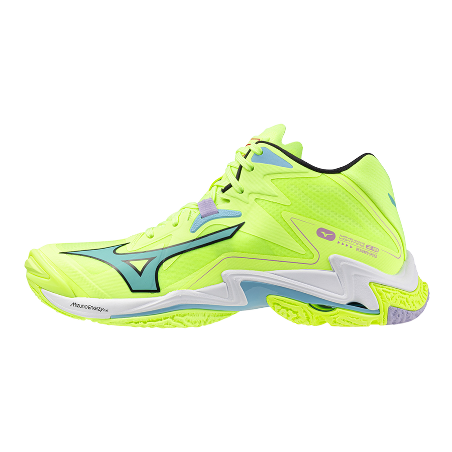 MIZUNO LIGHTNING Z8 MID NEO LIME BLACK